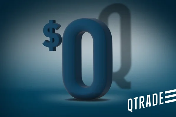 image of a large $0 on a dark blue background