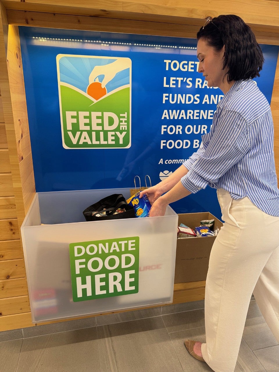 Feed the Valley in the Enderby & District Financial and Valley First regions