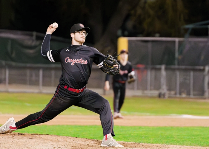 Image of a 2025's Indigenous Scholarship and Bursary recipient playing baseball