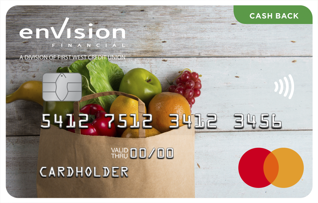 Envision Financial Cash Back Mastercard® 