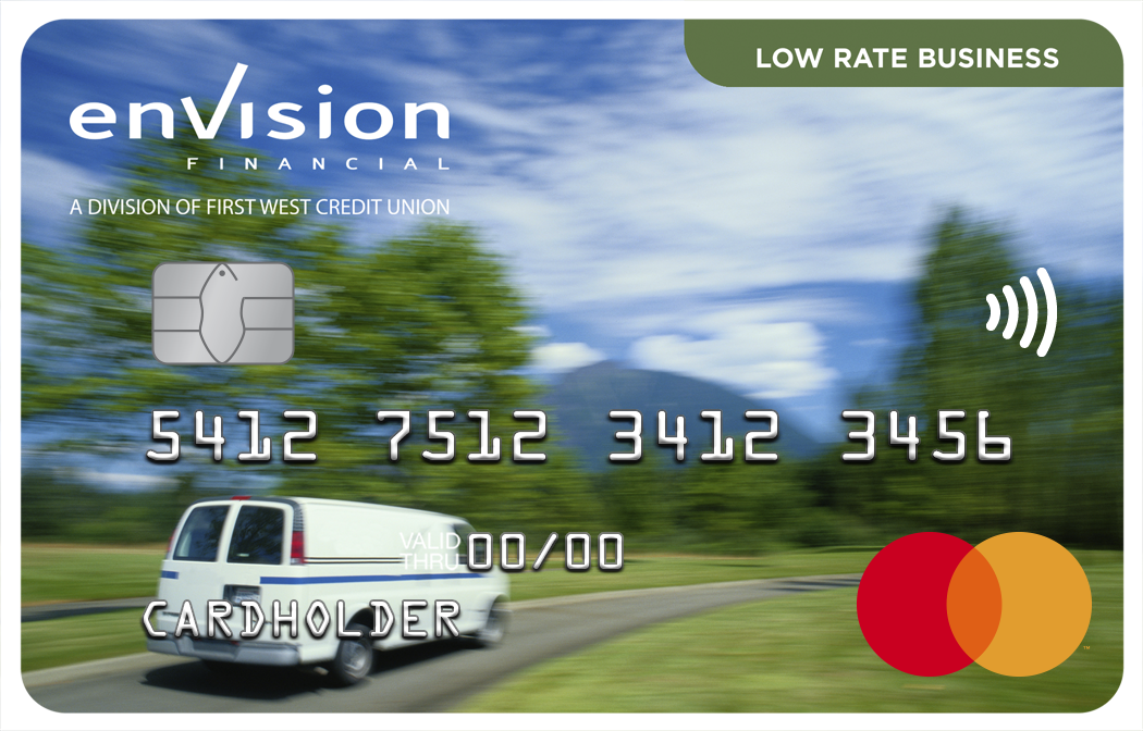 Envision Financial Low Rate Business Mastercard