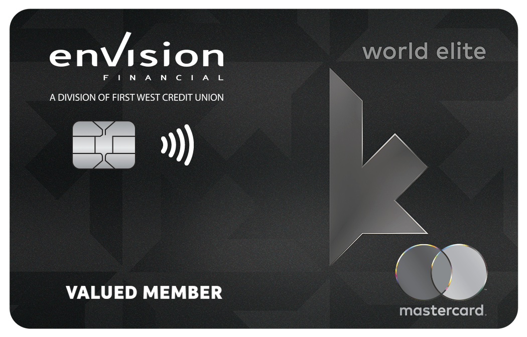 Envision Financial Cash Back World Elite® Mastercard