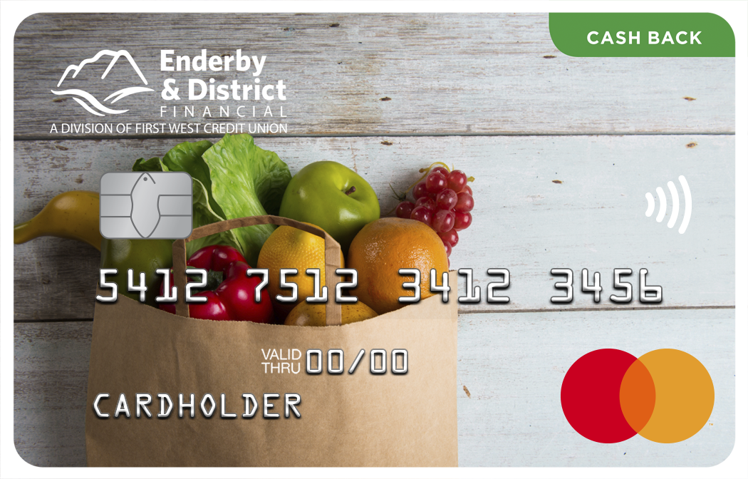 Enderby District Financial Cash Back Mastercard® 