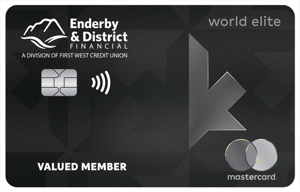Enderby District Financial Cash Back World Elite® Mastercard