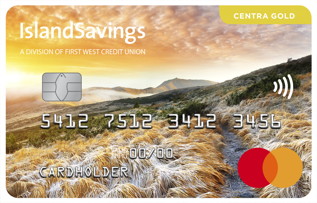 Island Savings Centra Gold Mastercard®