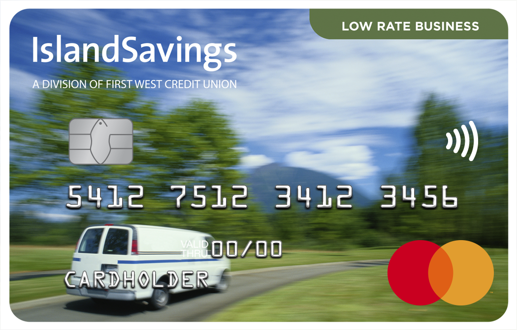 Island Savings Low Rate Business Mastercard