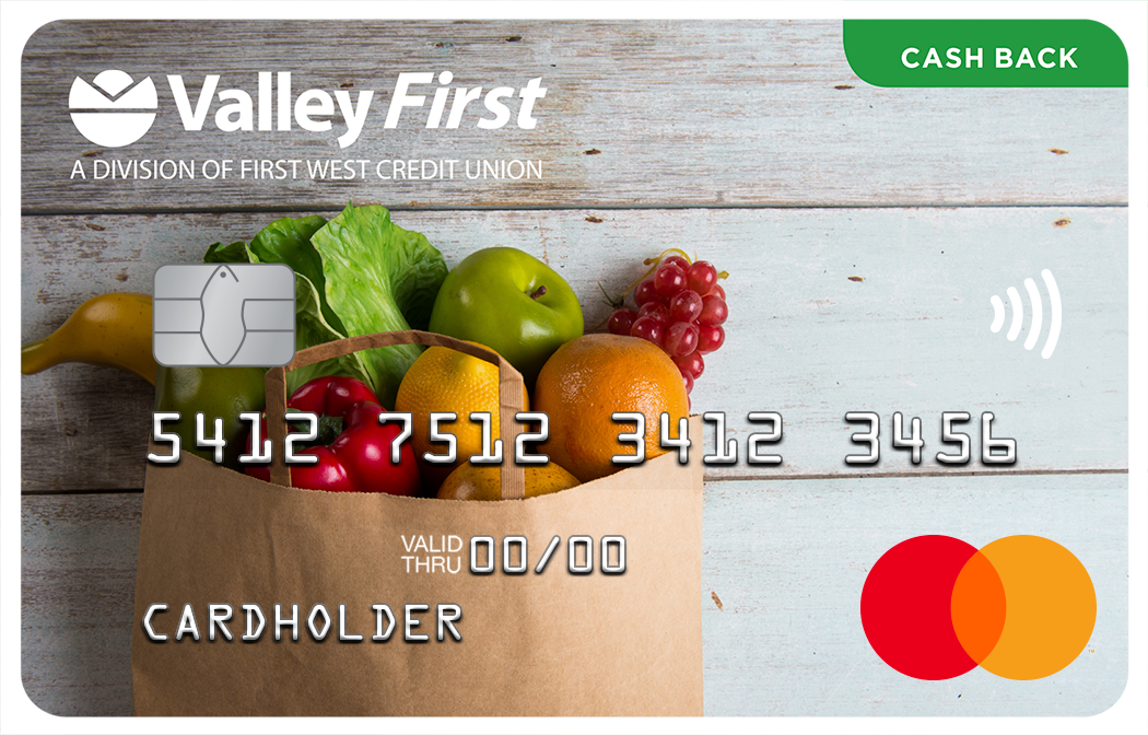 Valley First Cash Back Mastercard® 