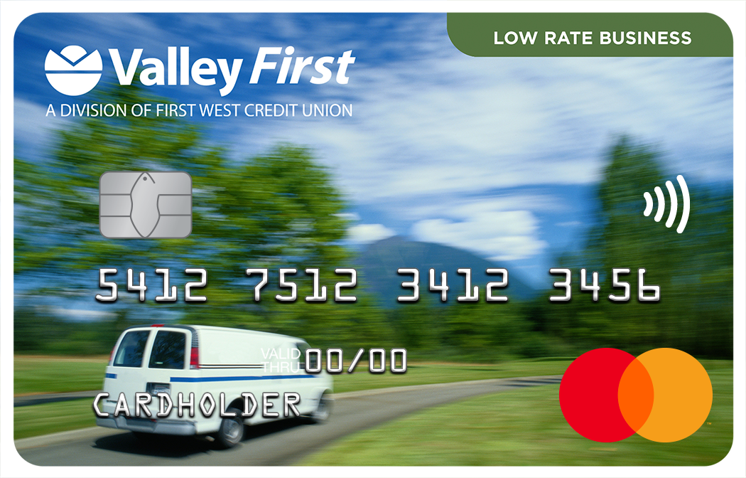 Valley First Low Rate Business Mastercard